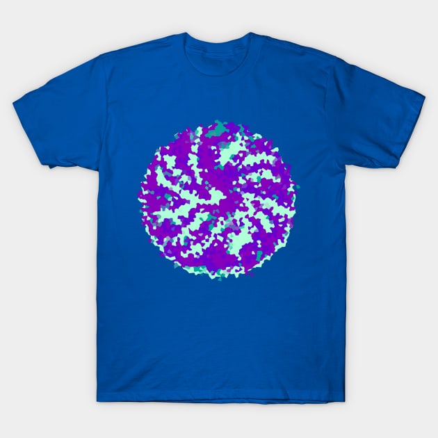 Single Whirly Dirly Portal Camo T-Shirt by BryDesignz